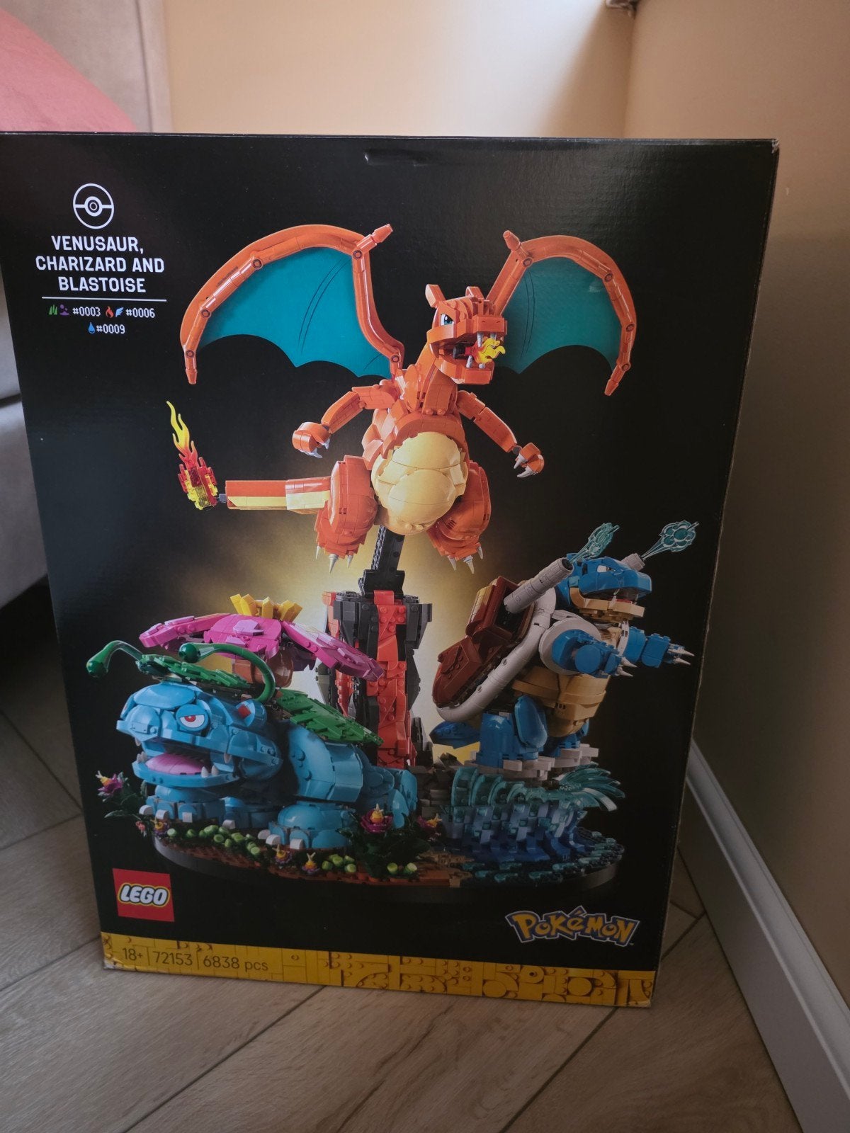 LEGO Pokémon Venusaur, Charizard en Blastoise 72153, Ophalen of Verzenden, Nieuw, Overige merken