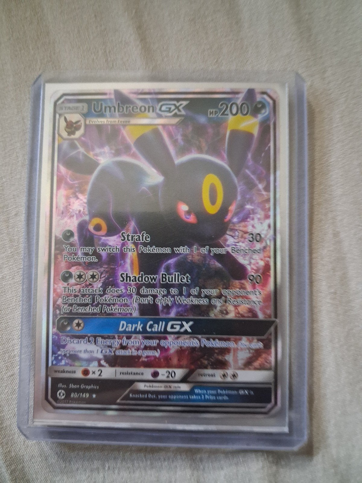 Umbreon GX en Umbreon (25th Anniversary) Pokémon kaarten, Ophalen of Verzenden, Zo goed als nieuw, Meerdere kaarten