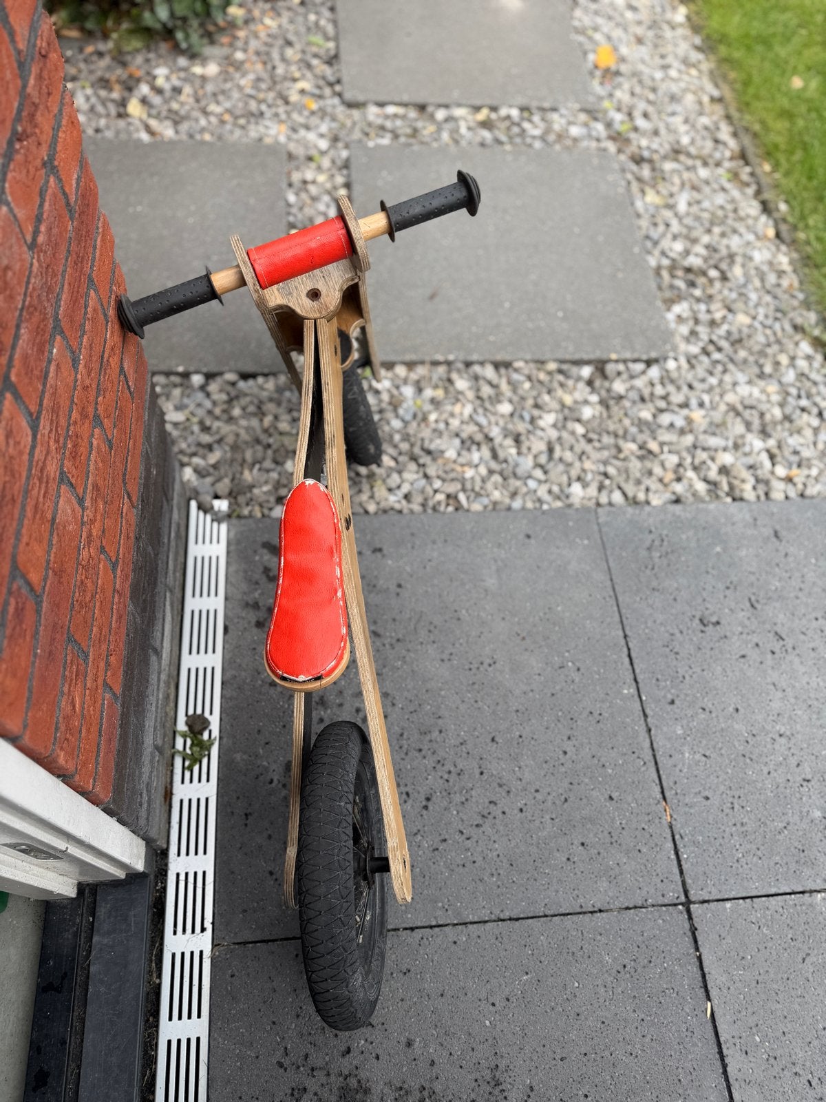Trybike Houten Loopfiets met Derde Wiel - Gebruikt, Ophalen, Gebruikt, Loopfiets