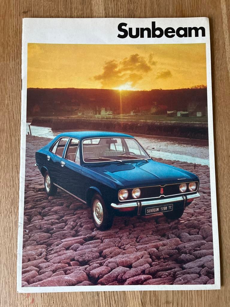 Sunbeam brochure, Ophalen of Verzenden, Zo goed als nieuw, Overige merken