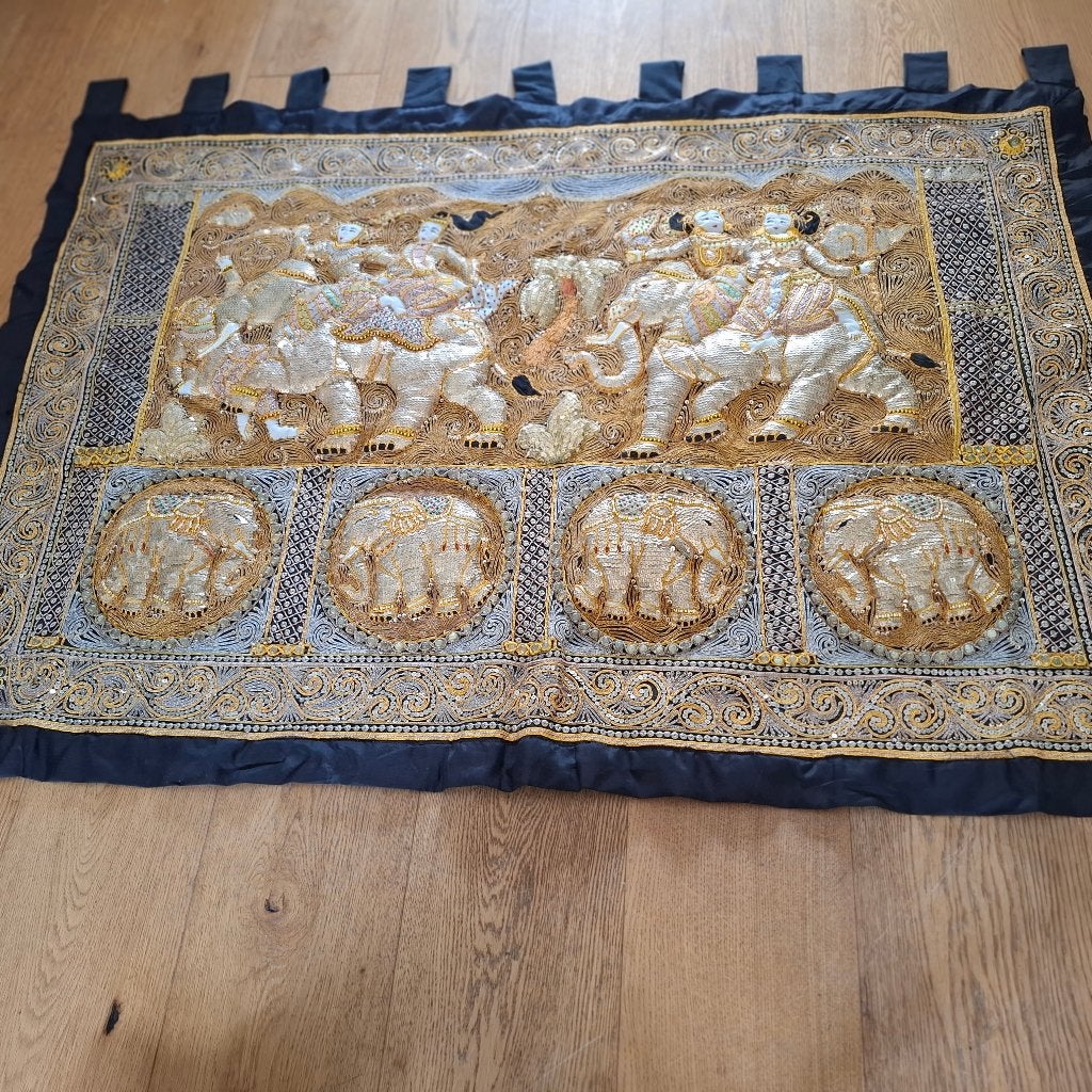 wandkleed, Zilver, Ophalen of Verzenden, Zo goed als nieuw, 120 cm