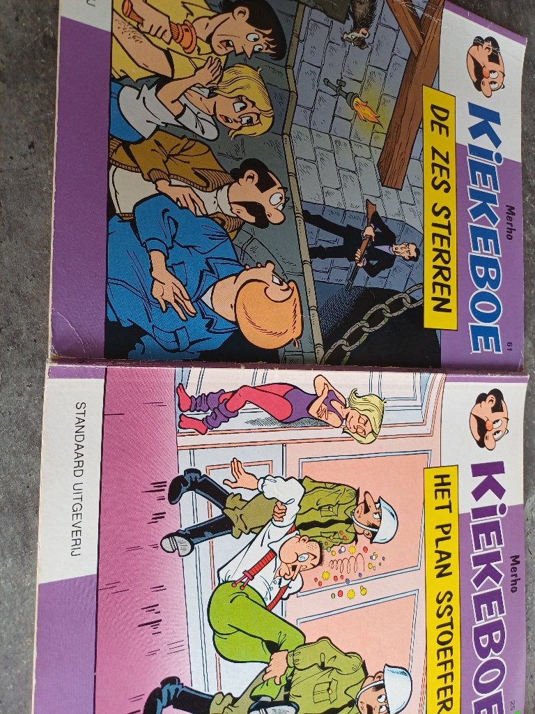 9 x  KIEKEBOE, Eén stripboek, Ophalen of Verzenden