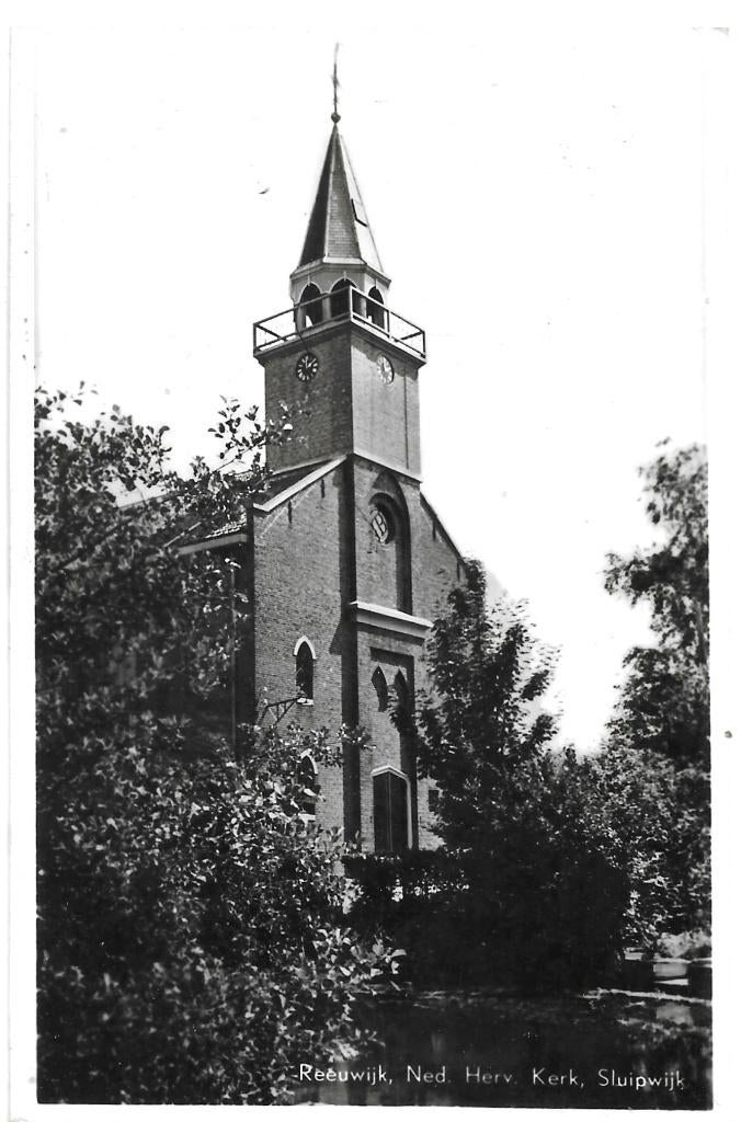 AK Reeuwijk - Ned. Herv. Kerk Sluipwijk, Verzenden, 1960 tot 1980, Ongelopen, Zuid-Holland