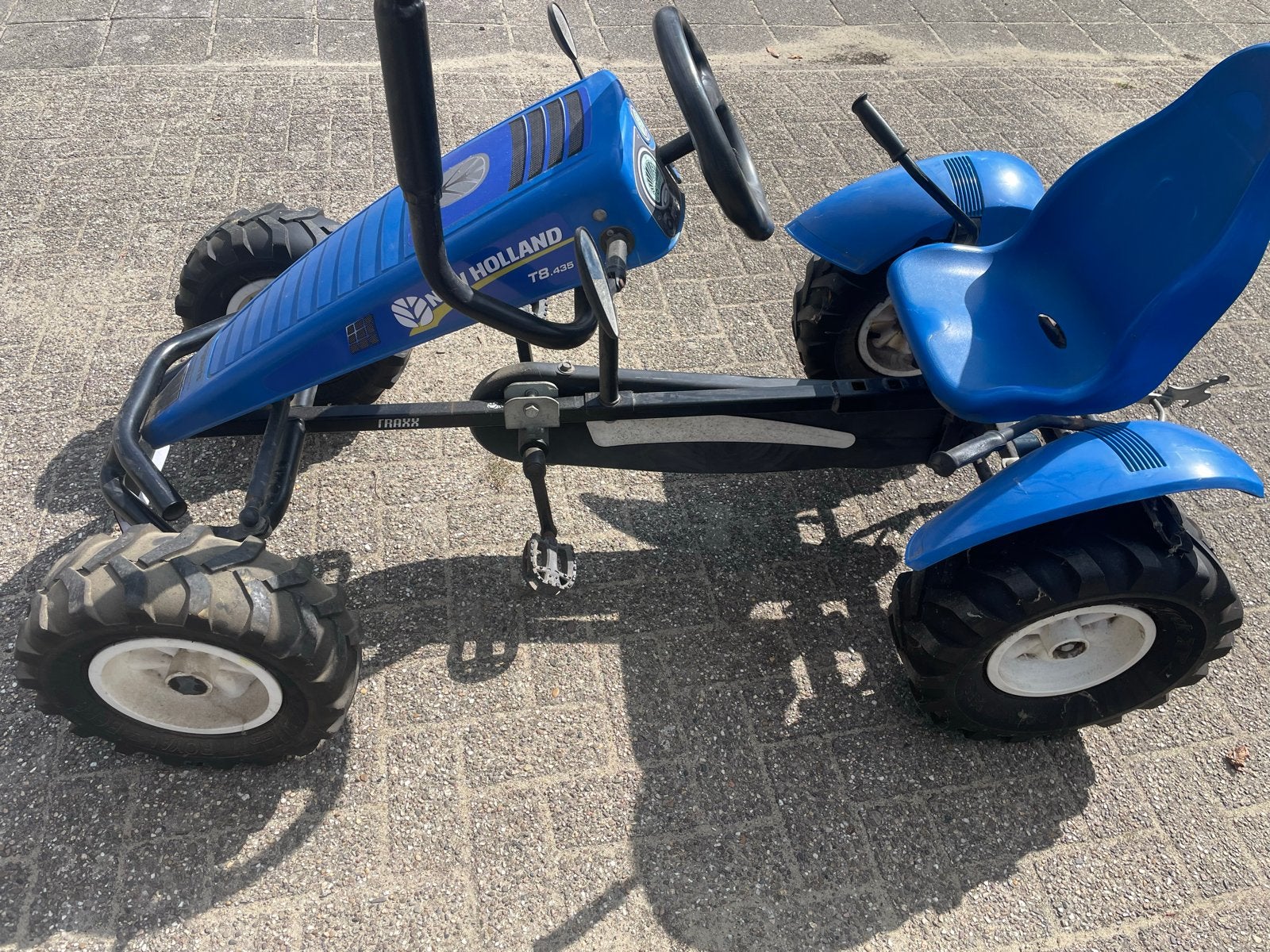 Berg tractor skelter met lepels en bak, Ophalen of Verzenden, Gebruikt, Berg
