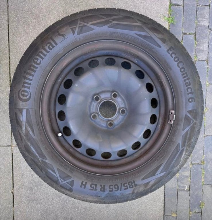 Volwaardig reservewiel Polo Fabia Ibiza A1 185/65R15, Auto-onderdelen, Ophalen, Gebruikt, Seat