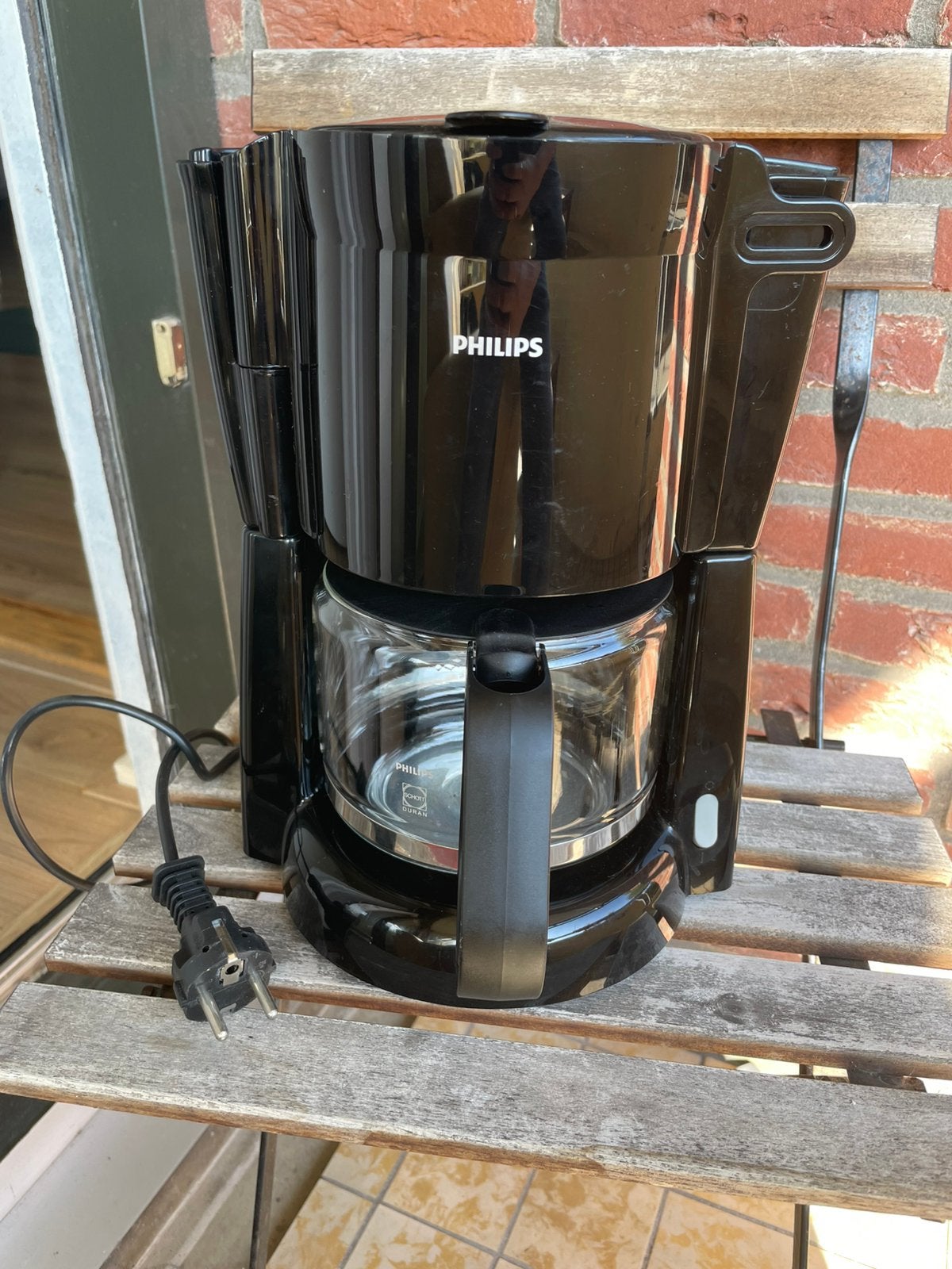 Philips Schott Duran koffiezetapparaat (filter), Gebruikt, 10 kopjes of meer, Koffiemachine, Gemalen koffie