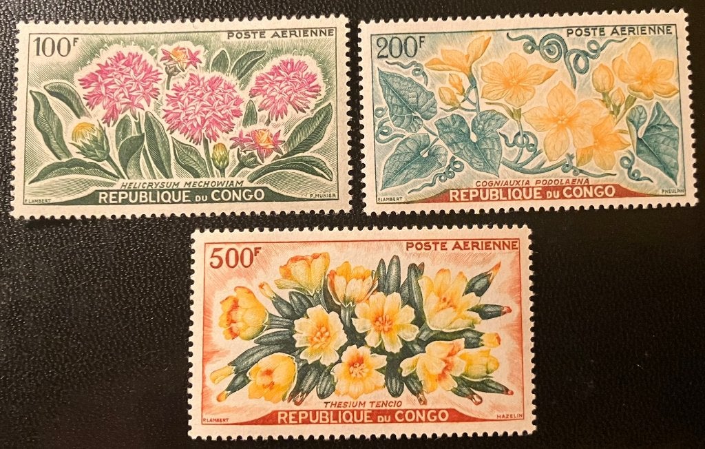 Congo (Rep.) Michelnrs 9/11 postfris, Verzenden, Overige landen, Postfris