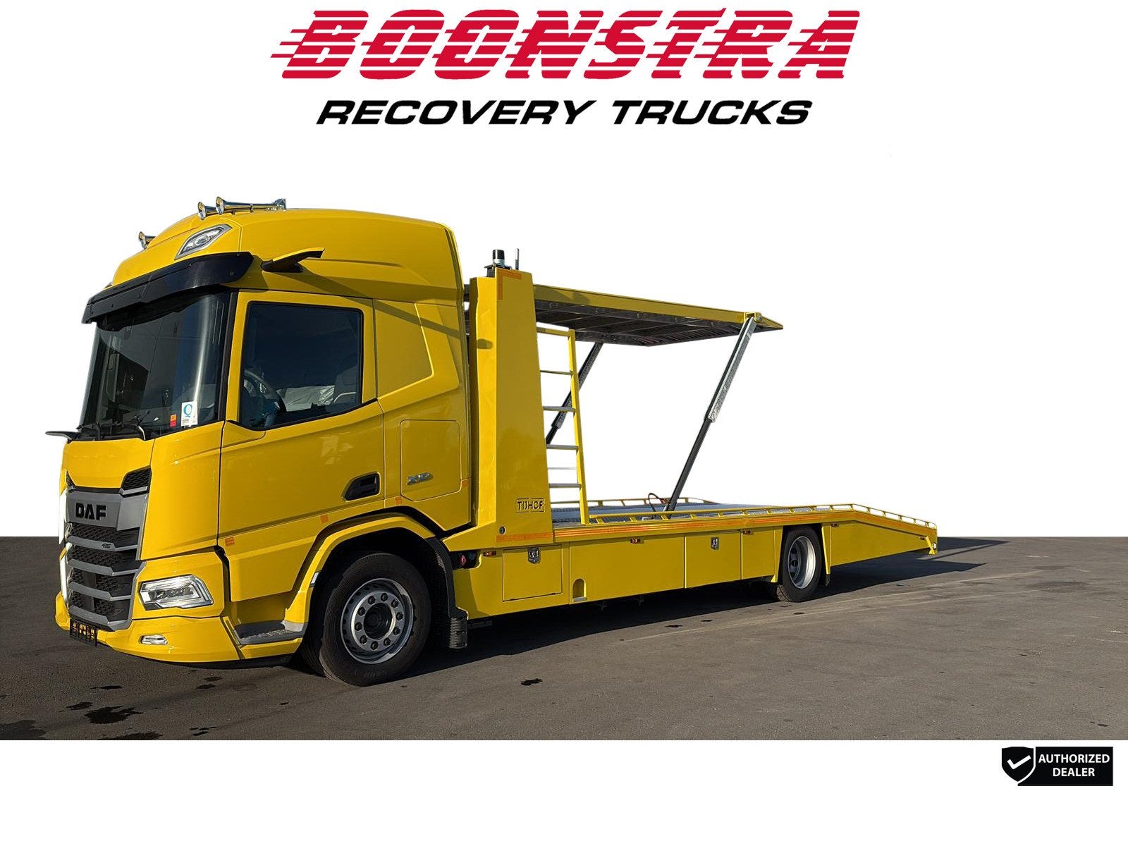 DAF XD 410 Tijhof Aluliner 3 lader Voll luft ACC Standclima, Auto's, Automaat, Diesel, 2 stoelen, DAF