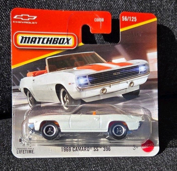 Matchbox 1969 Chevrolet Camaro SS 396 - Nieuw in verpakking, Hobby en Vrije tijd, Verzenden, Nieuw, Auto