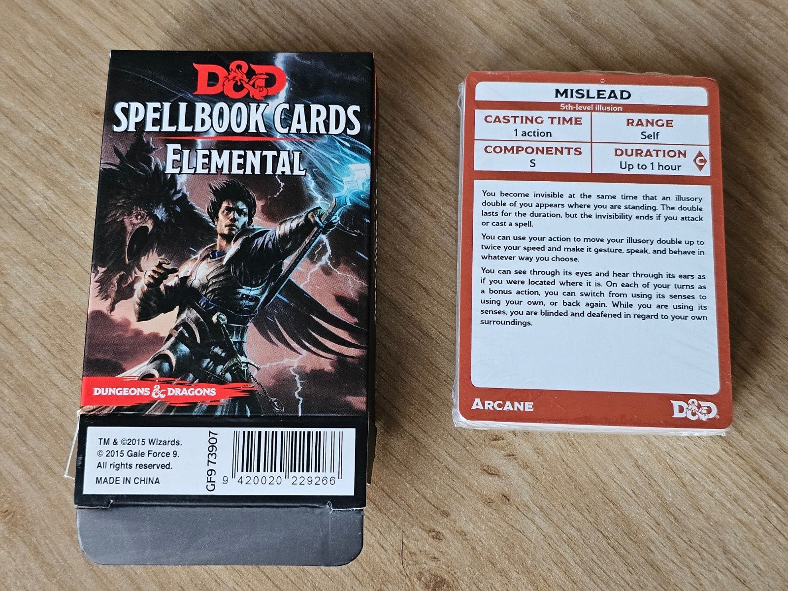 D&D 5e Spellbook Cards – Elemental 2015 – kaarten gesealed, Ophalen of Verzenden, Zo goed als nieuw