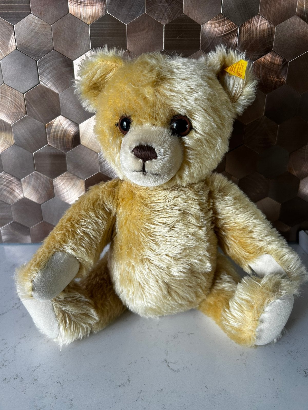 Mooie vintage Steiff teddybeer, model 0226/38,. 38 cm groot, Ophalen of Verzenden, Zo goed als nieuw, Stoffen beer, Steiff