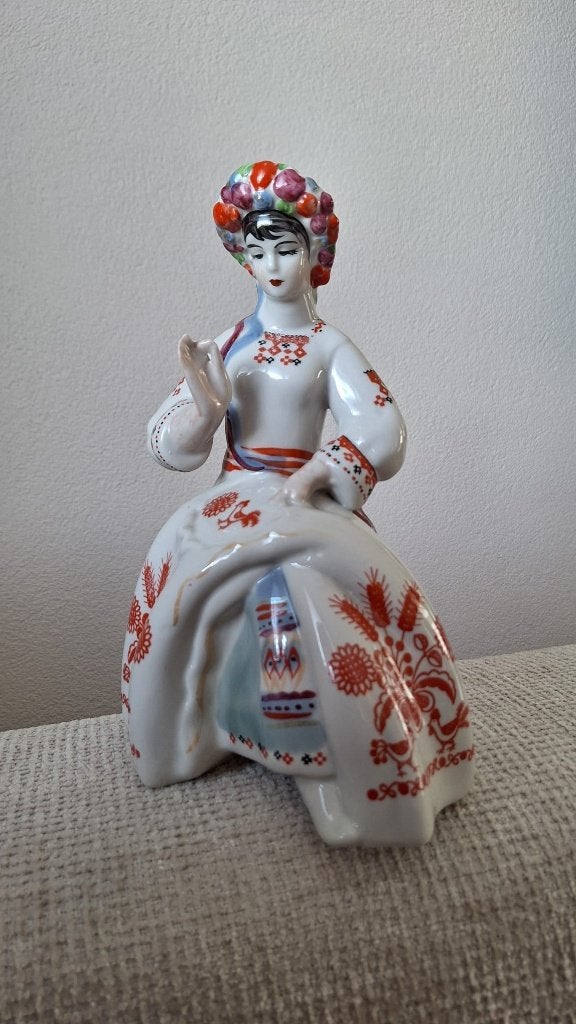 Porseleinen vintage beeld, Ophalen, Zo goed als nieuw, Mens