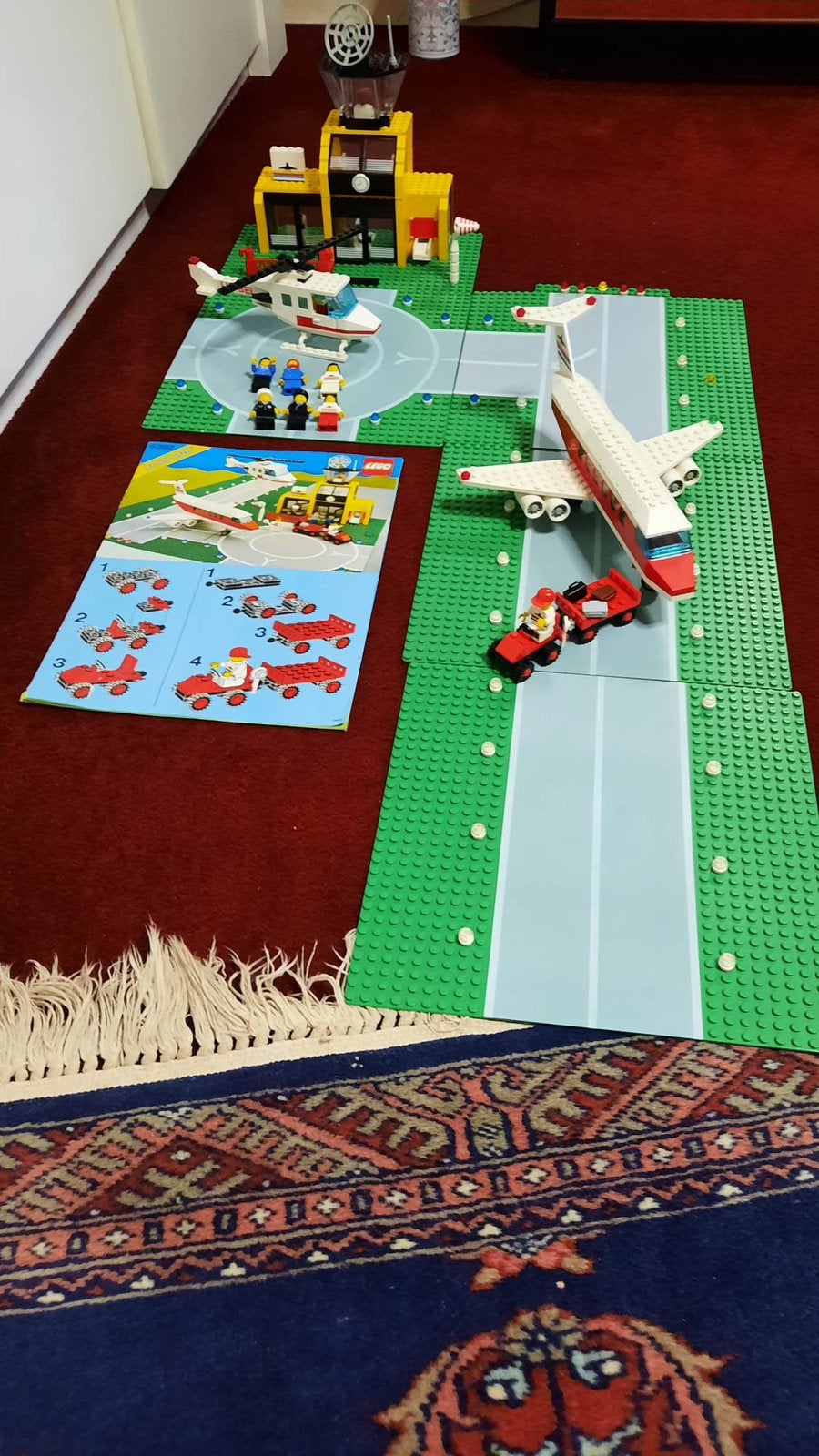 Vintage LEGO Legoland Vliegveld Set 6392 en 6368, Kinderen en Baby's, Speelgoed | Duplo en Lego, Ophalen of Verzenden, Zo goed als nieuw