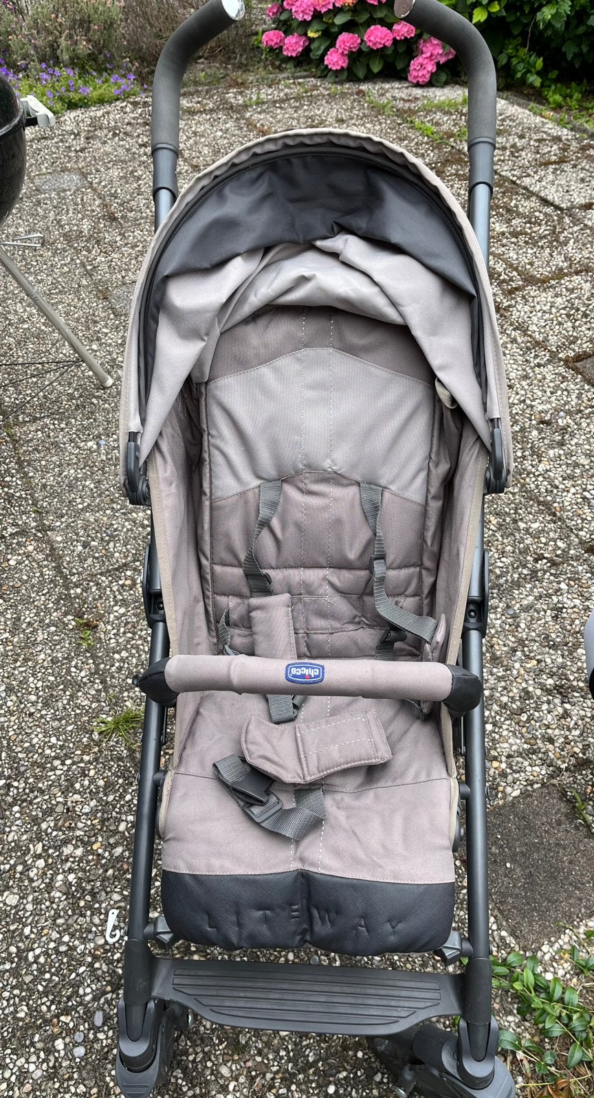 Chicco Liteway buggy – lichtgewicht – zeer nette staat, Kinderen en Baby's, Buggy's, Ophalen, Zo goed als nieuw, Zonnekap