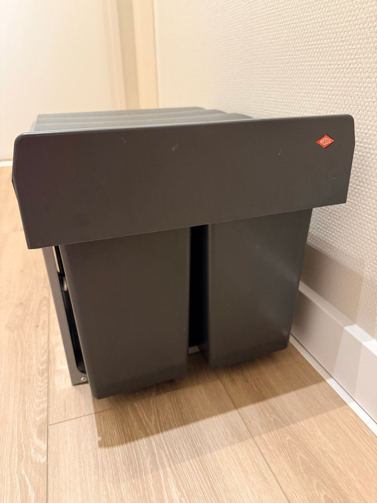 Wesco Inbouw Prullenbak - Afvalscheiding Systeem, Ophalen, Kunststof, Gebruikt, 40 liter of meer