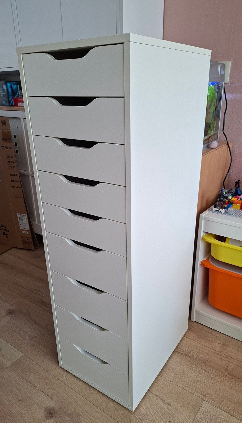 Ikea Alex ladeblok, Ophalen, Minder dan 50 cm, Gebruikt, 5 laden of meer