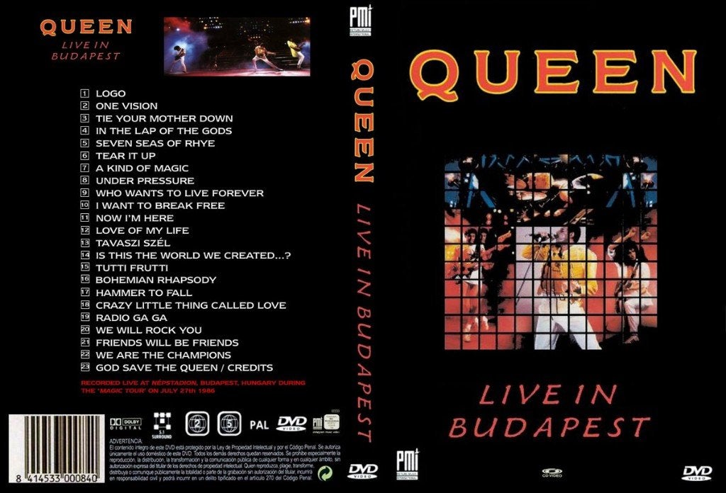 Queen live in Budapest, Hungary 1986, Alle leeftijden, Ophalen of Verzenden, Nieuw in verpakking, Concert