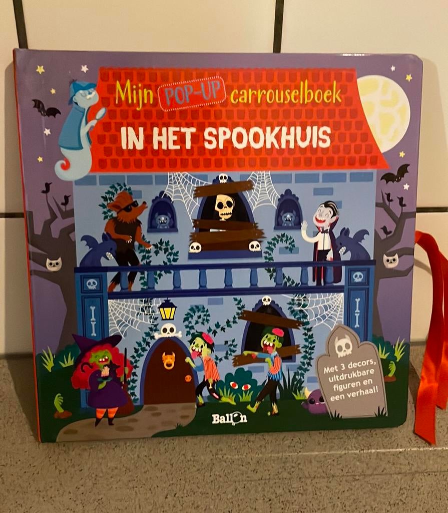 Mijn pop-up carrouselbooek In het spookhuis Halloween, Ophalen of Verzenden, Zo goed als nieuw, Fictie algemeen
