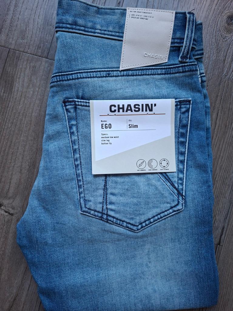 CHASIN Ego slimfit jeans W29 L32, Chasin, Blauw, Nieuw, W32 (confectie 46) of kleiner