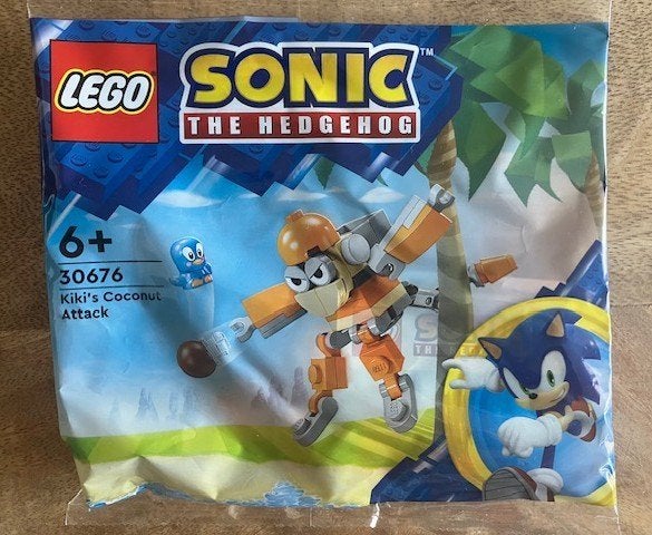 Nieuw Polybag Sonic 30676 Kiki's Coconut attack, Overige thema's, Inclusief instructies, Lego, Nieuw