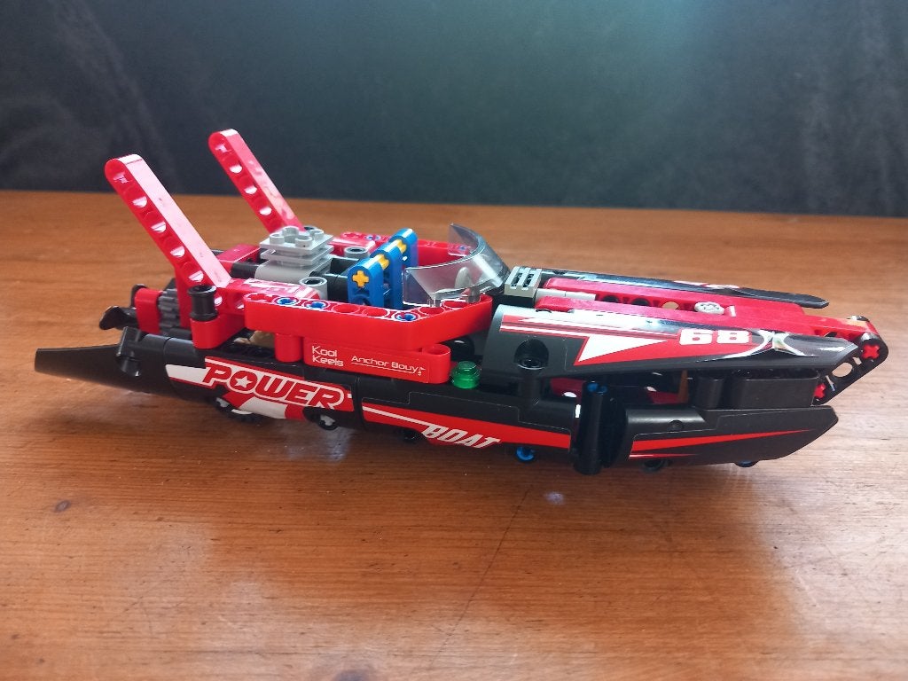 lego powerboot 42089, Ophalen, Zo goed als nieuw, Lego