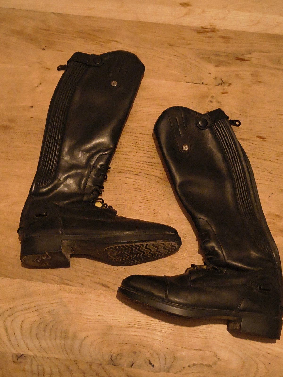 QHP leren paardrijlaazen met rits en veterdetail maat  35N, Dieren en Toebehoren, Paardrijkleding, Ophalen of Verzenden, Zo goed als nieuw