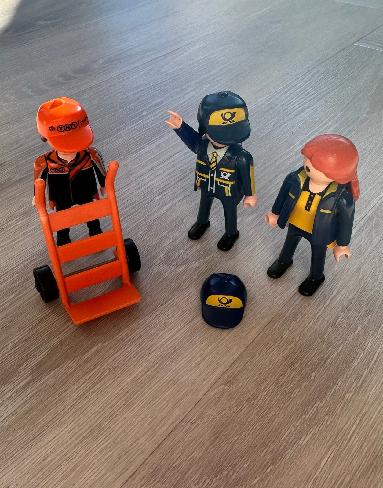 Playmobil Postbode en Pakketbezorger Set, Ophalen of Verzenden, Gebruikt, Losse onderdelen, Figuren