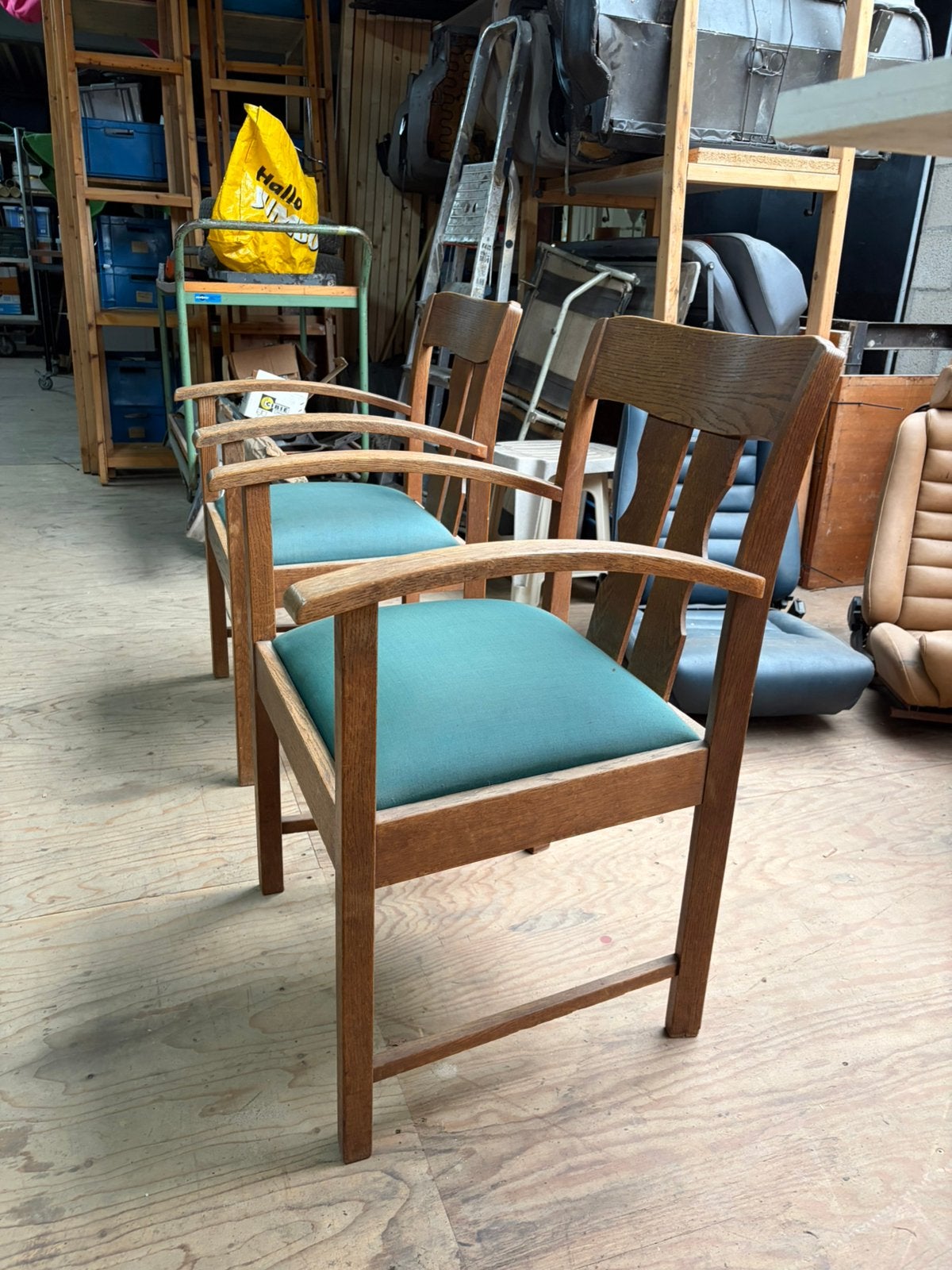 KLASSIEKE STOELEN  IZGST e80/2, Ophalen, Zo goed als nieuw, Bruin