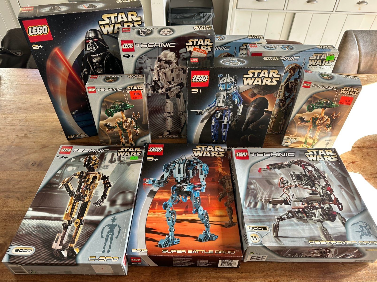 Verzameling Star Wars Technics sets zeldzaam in nieuwstaat, Inclusief instructies, Star Wars, Lego, Ophalen of Verzenden