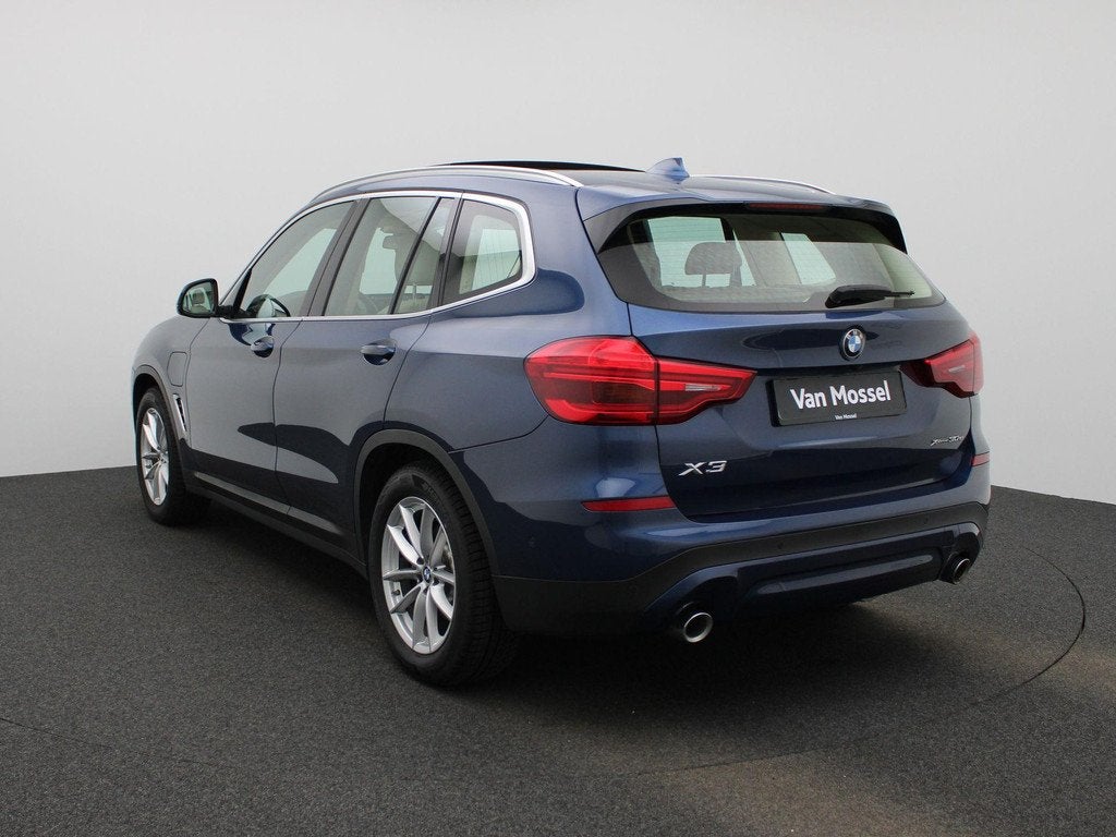 BMW X3 xDrive30e | PLUG-IN | PANO-SCHUIFDAK | LEDEREN BEKLED, Auto's, BMW, Gebruikt, 4 cilinders, Blauw, Plug-in hybride