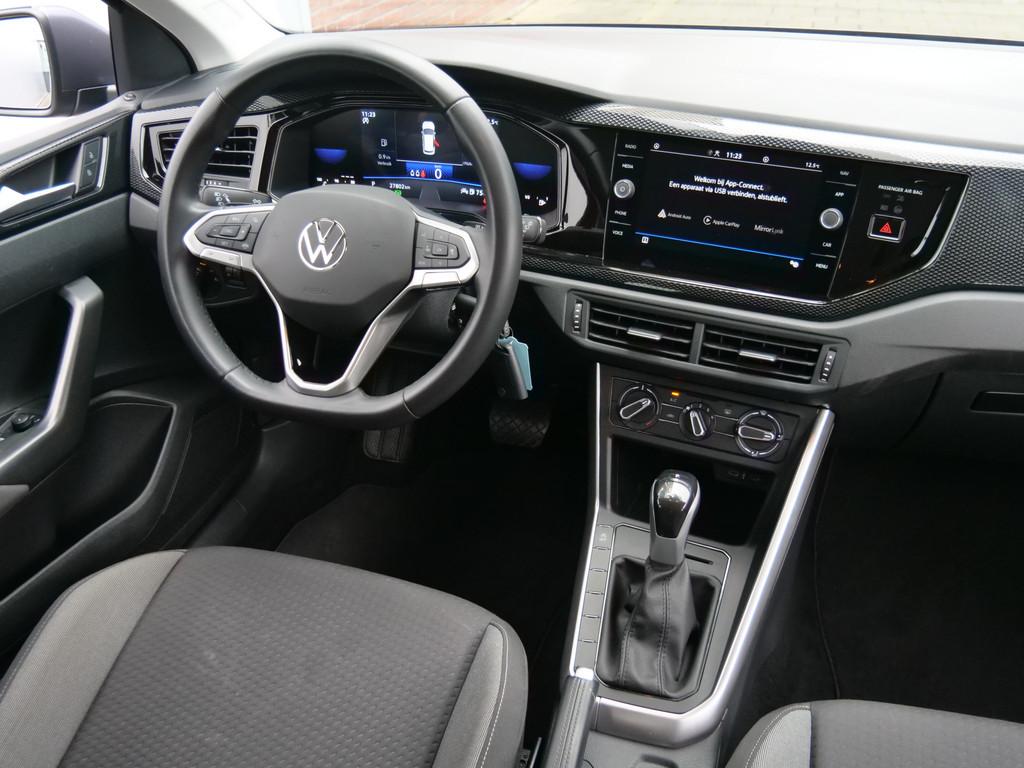 Volkswagen Polo 1.0 TSI 96 Pk Life Apple Carplay / DAB / Cru, Stof, Gebruikt, Bedrijf, 999 cc