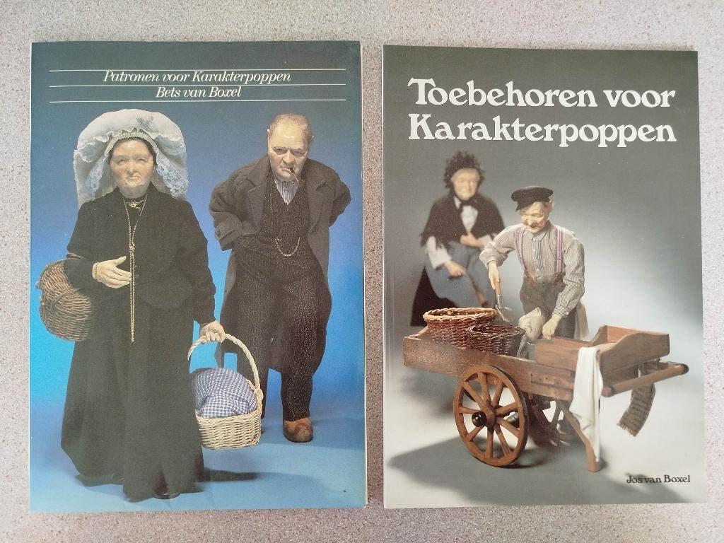 Hobbyboek Karakterpoppen patronen en accessoires, Boeken, Gelezen, Ophalen of Verzenden, Bets en Jos van Boxel, Borduren en Naaien
