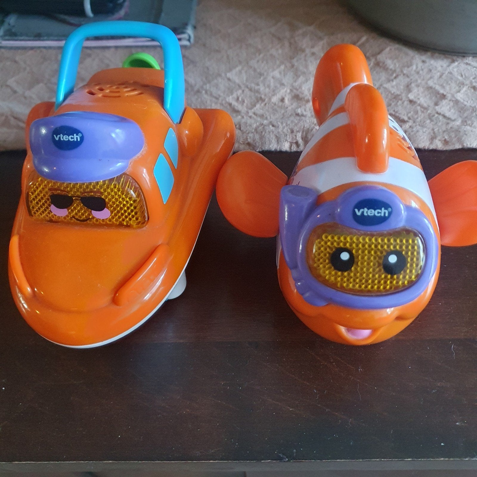 VTech Blub Blub Speelgoed (2 stuks), Ophalen of Verzenden, Gebruikt, Overige typen, Met licht