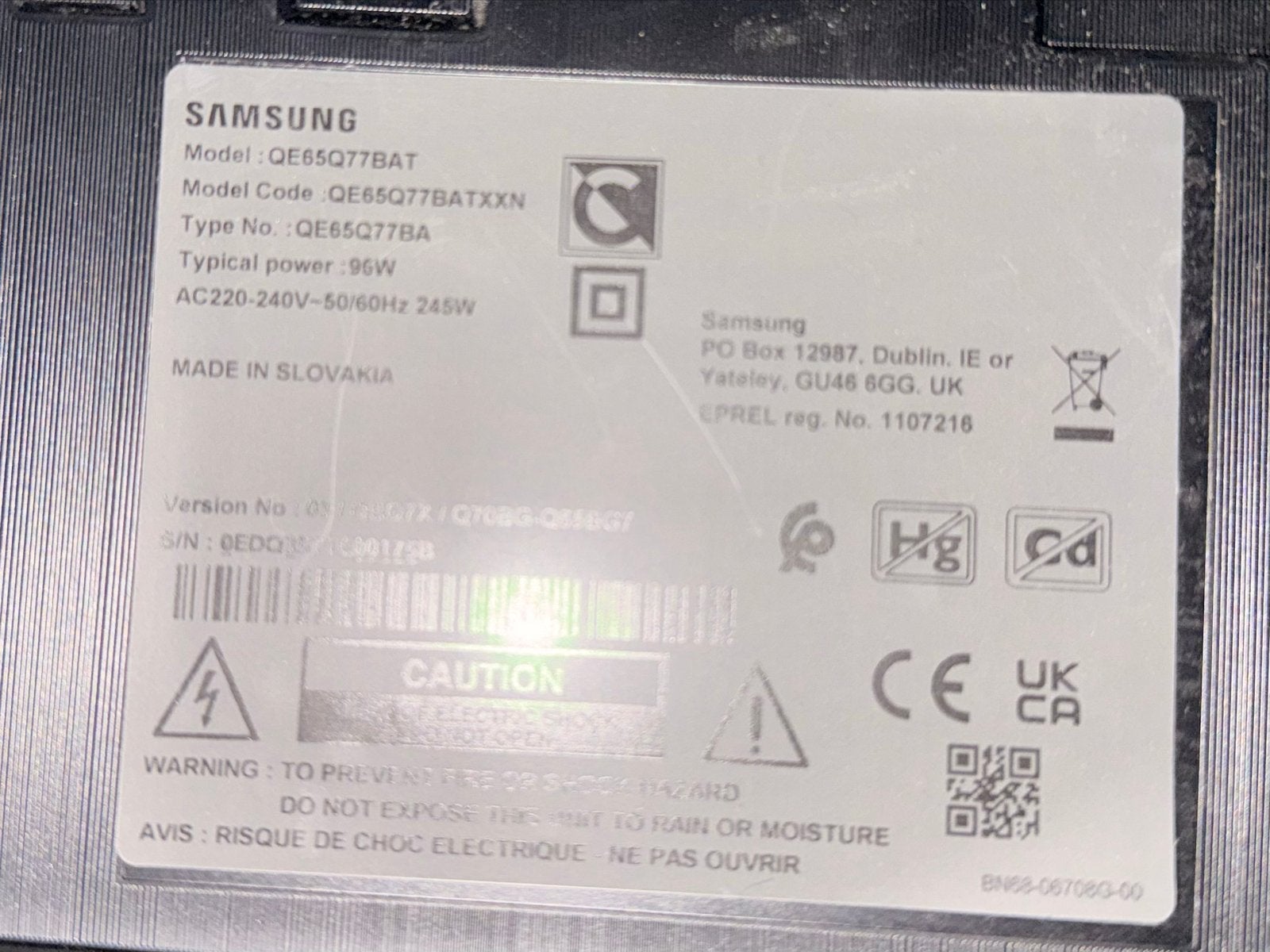 Samsung 4K QLED TV - 65 inch Smart TV, Ophalen, QLED, Zo goed als nieuw, 100 Hz