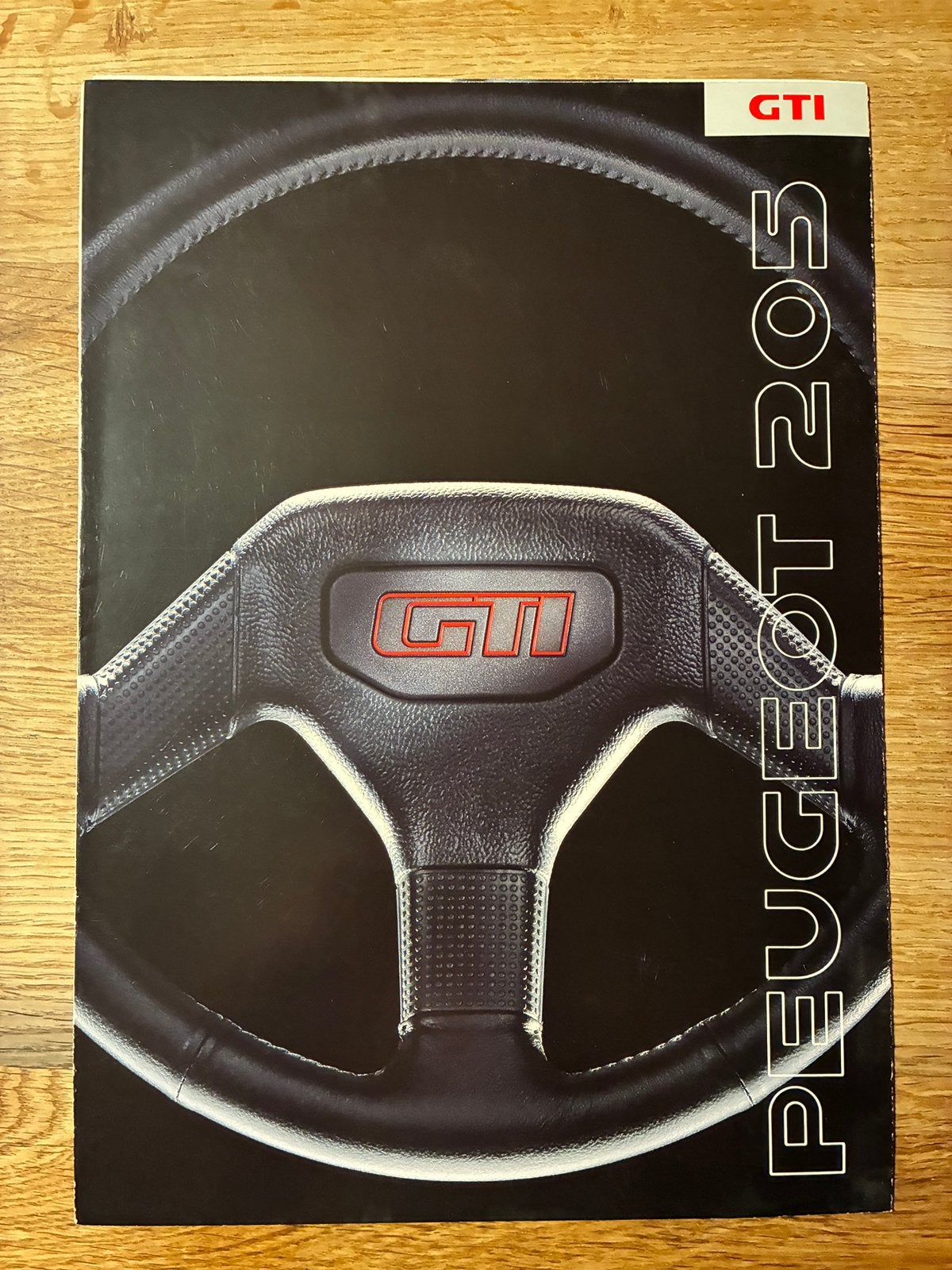 Peugeot 205 GTI brochure 1990, Verzenden, Zo goed als nieuw, Peugeot