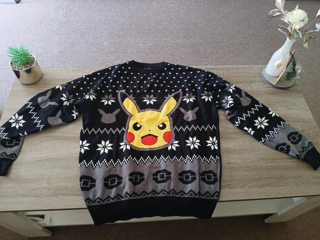 Kersttrui pokemon 164, Ophalen, Zo goed als nieuw, Jongen of Meisje, Trui of Vest