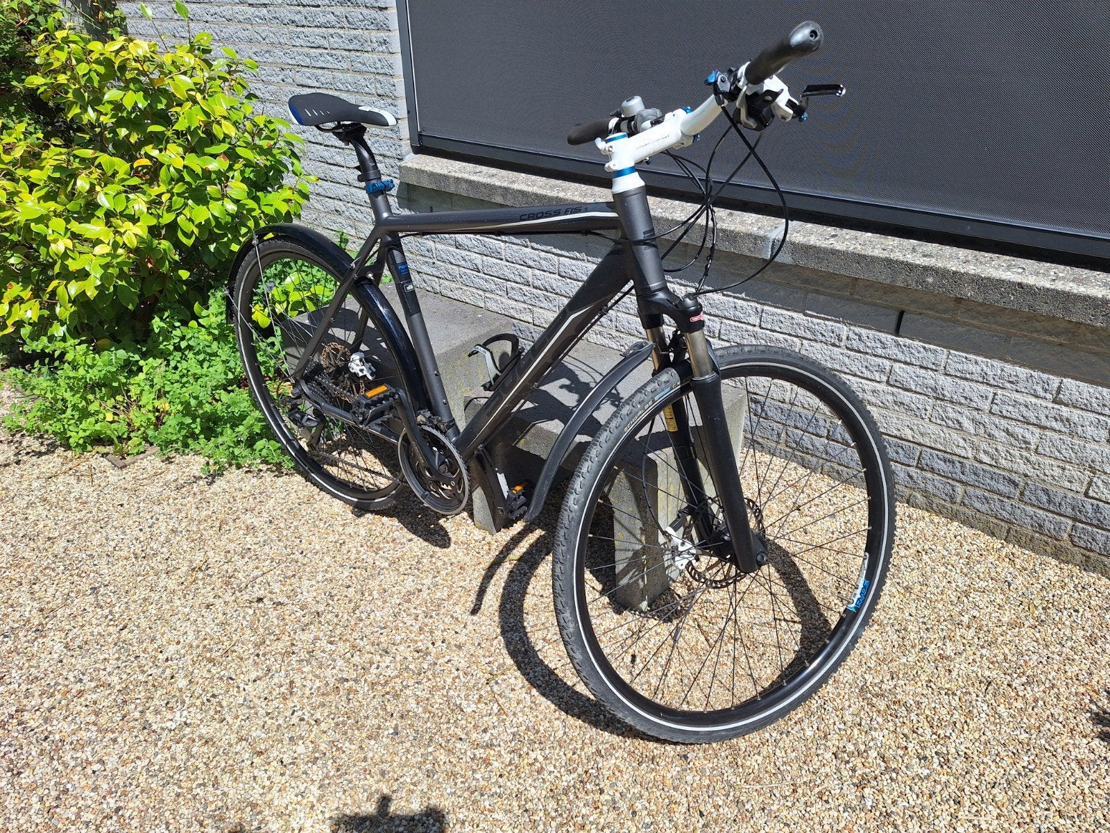 Bulls Cross RS1 hybrid fiets - 30 versnellingen, frame 58cm, 28 inch, Gebruikt, Vering, 57 tot 61 cm