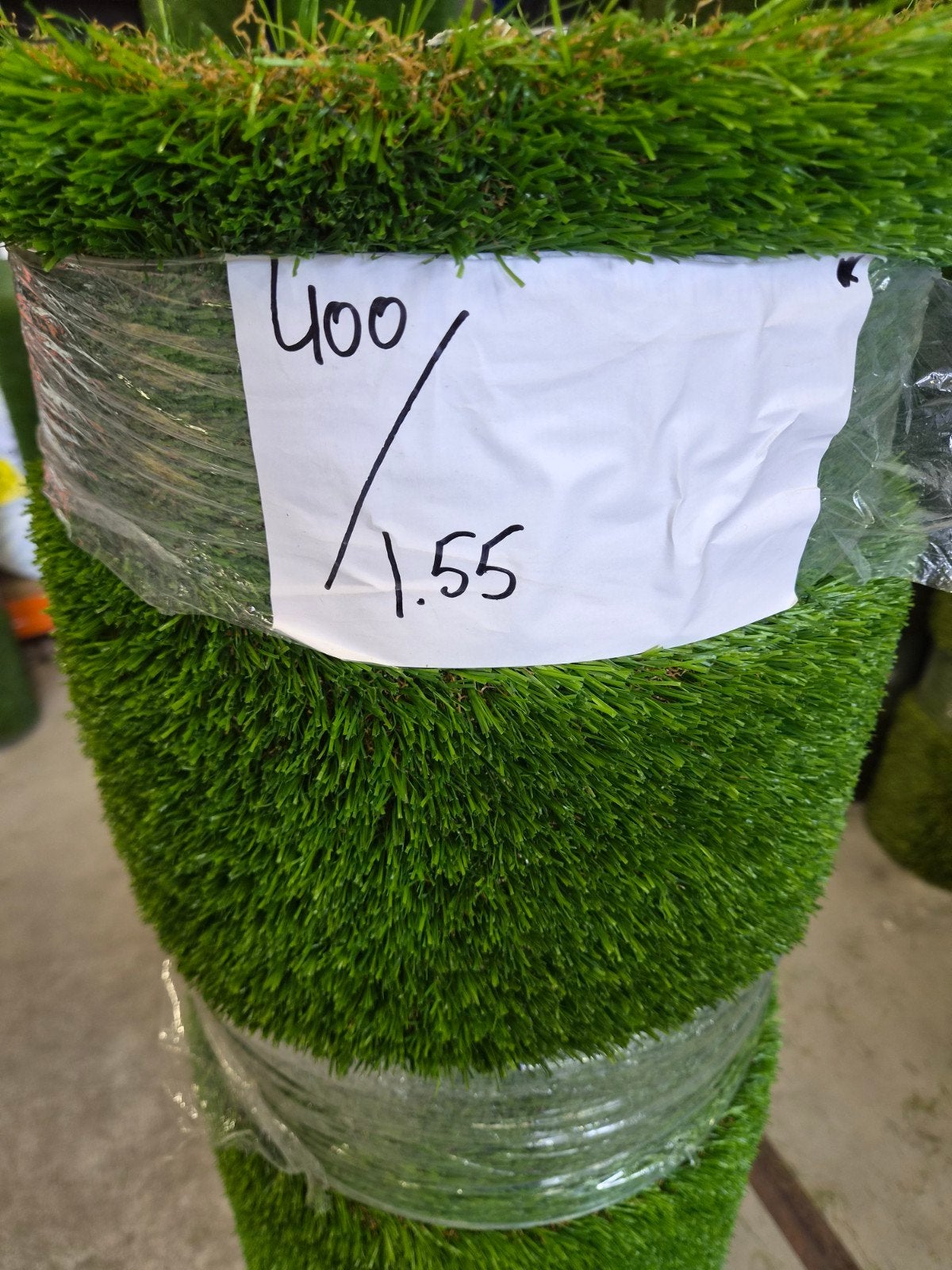 nieuw kunstgras coupon poolhoogte 35mm 4.00 x 1.55 (6.2m2), Tuin en Terras, Ophalen of Verzenden, Nieuw, 20 m² of meer