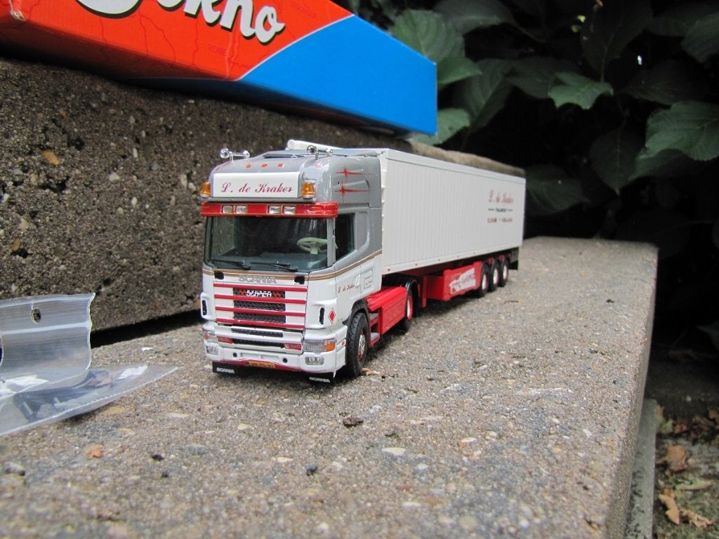 Tekno Scania 4 serie Topline L de Kraker Clinge., Ophalen of Verzenden, Nieuw, Bus of Vrachtwagen, Tekno
