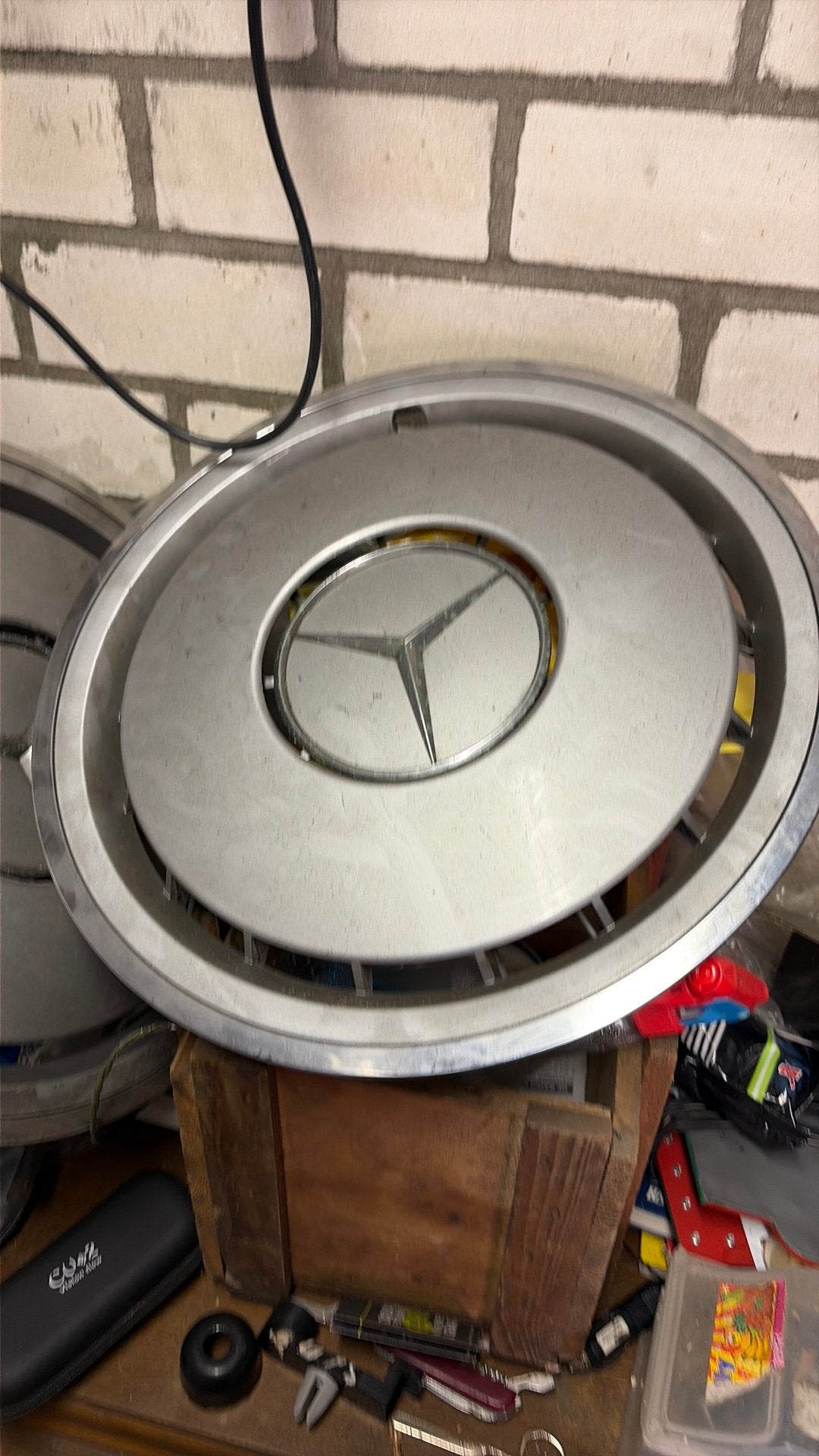 Mercedes 15 inch wieldop orgineel, Ophalen, Zo goed als nieuw