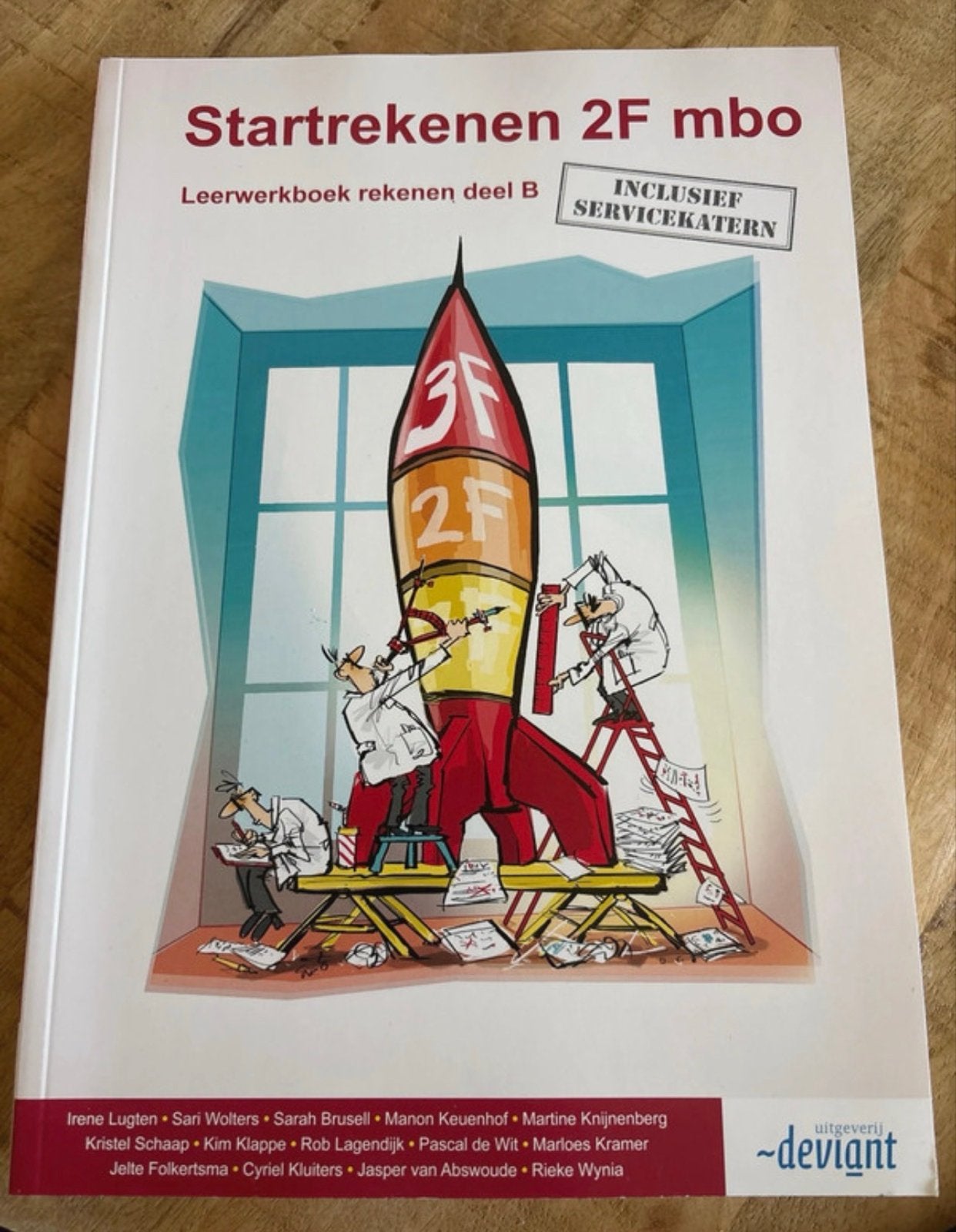 Startrekenen 2F mbo - Leerwerkboek rekenen deel B, Ophalen of Verzenden, Beta, Zo goed als nieuw, MBO