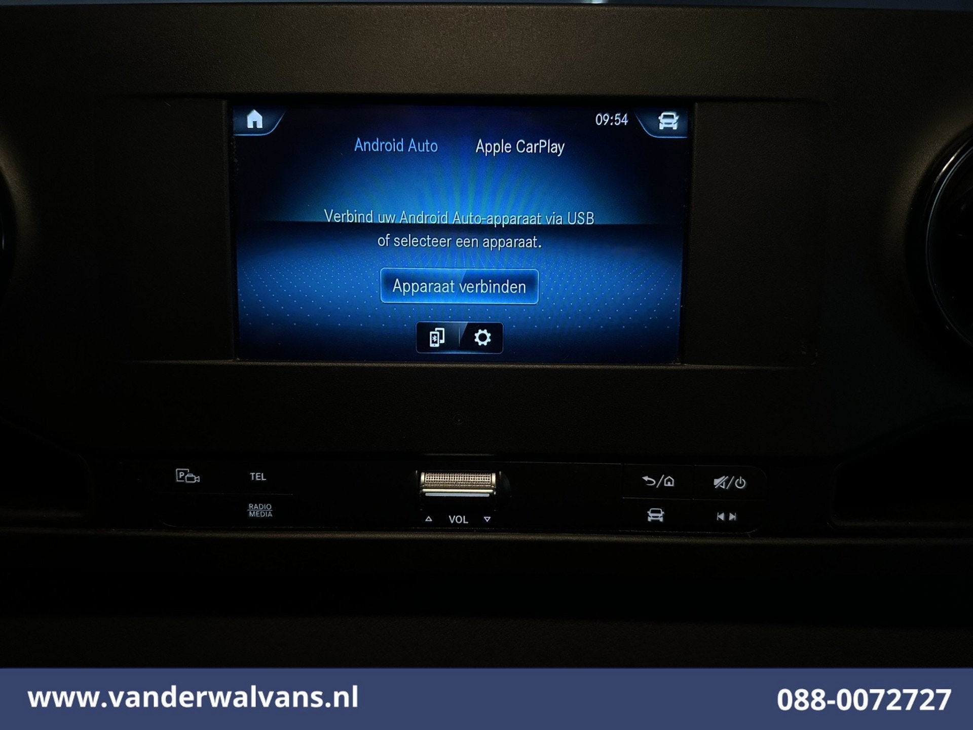 Mercedes-Benz Sprinter 214 CDI 143pk L2H2 Euro6 Airco | Came, Dealer onderhouden, Stof, Gebruikt, 2000 kg