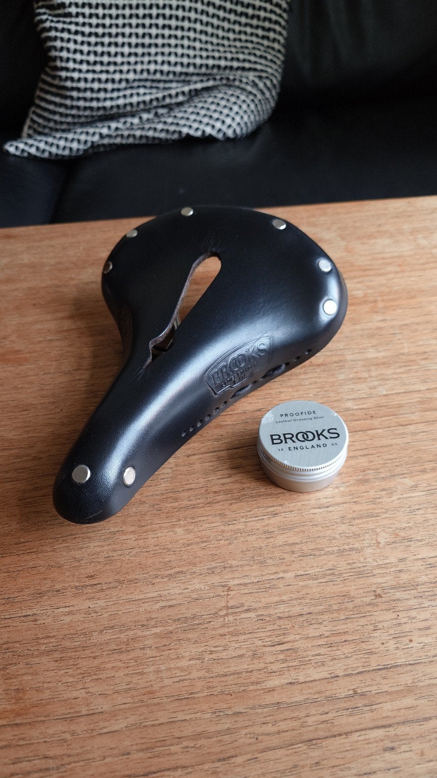 Brooks B17s Ladies, Leer, Ophalen of Verzenden, Zo goed als nieuw, Brooks