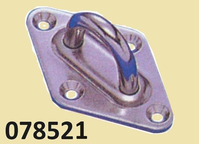 Diverse typen RVS 316 gebogen & vlakke oogplaten v.a. € 5,95, Watersport en Boten, Ophalen of Verzenden, Nieuw, Overige typen