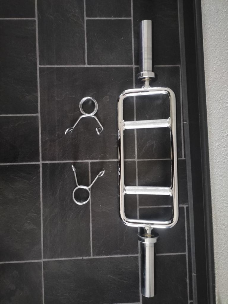 Triceps Olympische bar // Halterstang // 50 mm, Sport en Fitness, Fitnessmaterialen, Ophalen, Zo goed als nieuw, Halterstangen