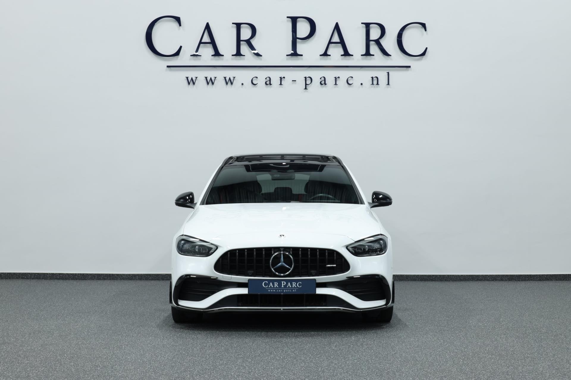 Mercedes-Benz C-klasse AMG 43 4MATIC 408+PK BTW/VIRTUAL/SFEE, Auto's, Automaat, Dealer onderhouden, 4 cilinders, Wit