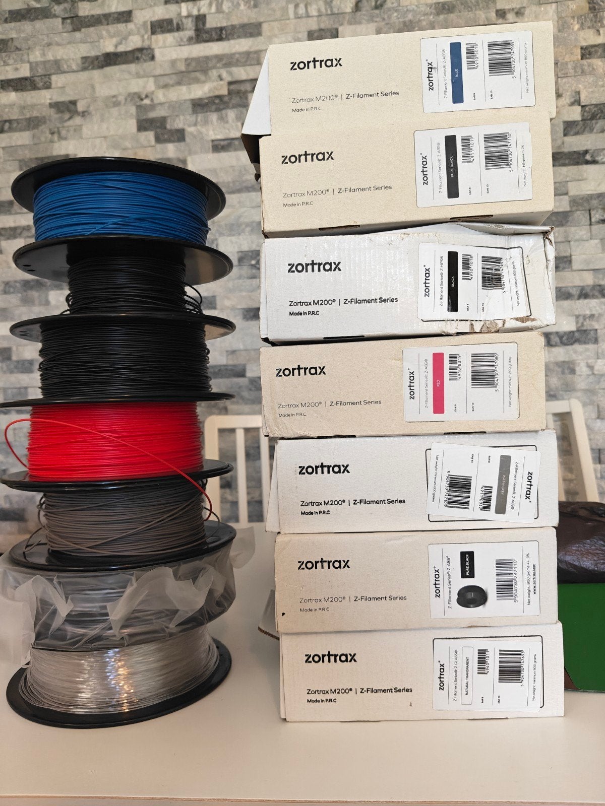 Zortrax M200 Z-Filament Series - Diverse kleuren, Computers en Software, 3D Printers, Gebruikt, Filament, Ophalen