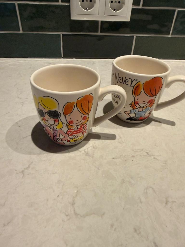 Koffiekopjes Blond amsterdam 2 x nieuw, Blond Amsterdam, Nieuw, Ophalen of Verzenden, Kop(pen) en/of Schotel(s)
