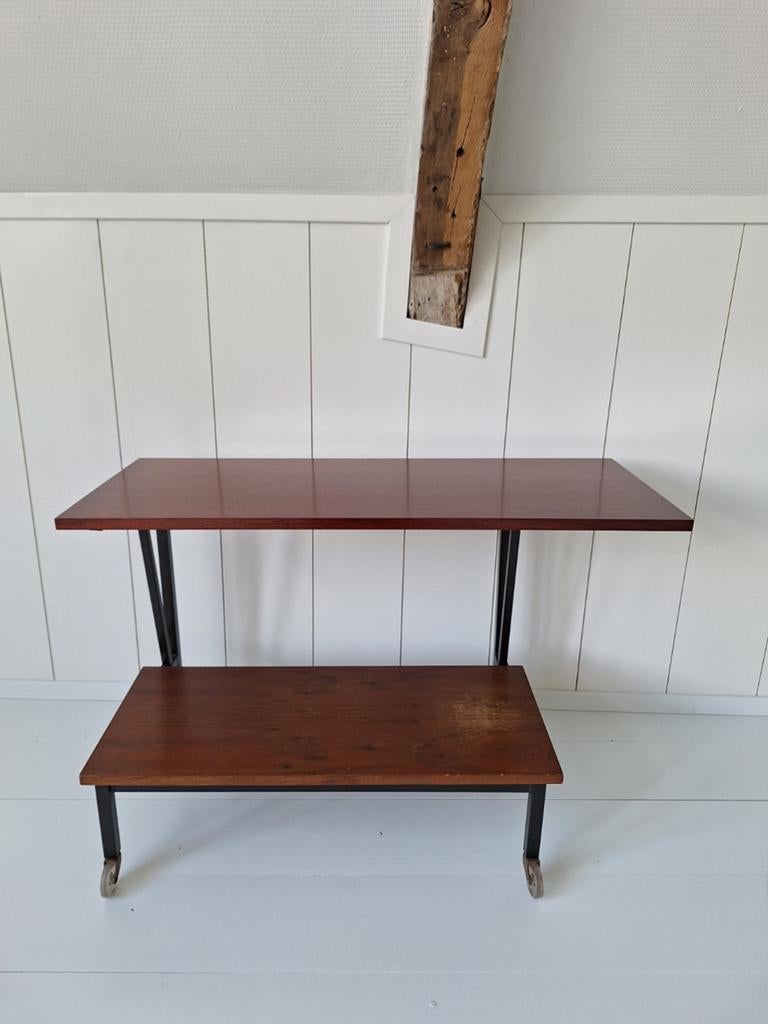 LP speler tafeltje/ trolley, Vintage, Ophalen