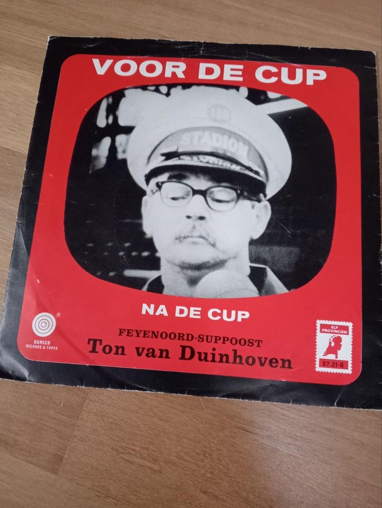 Ton van Duinhoven - Voor de Cup / Na de Cup (Ajax), Gebruikt, Originele persing, 7 inch, Single